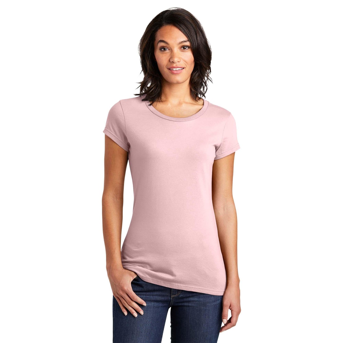 Black T-Shirts - District - Soft Cotton Tee - Comfortable Fit