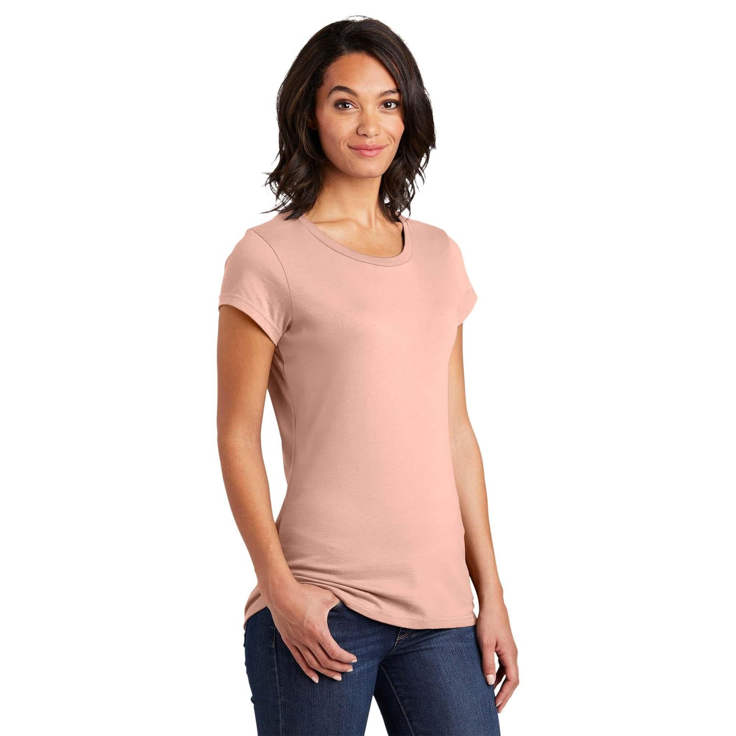 Black T-Shirts - District - Soft Cotton Tee - Comfortable Fit