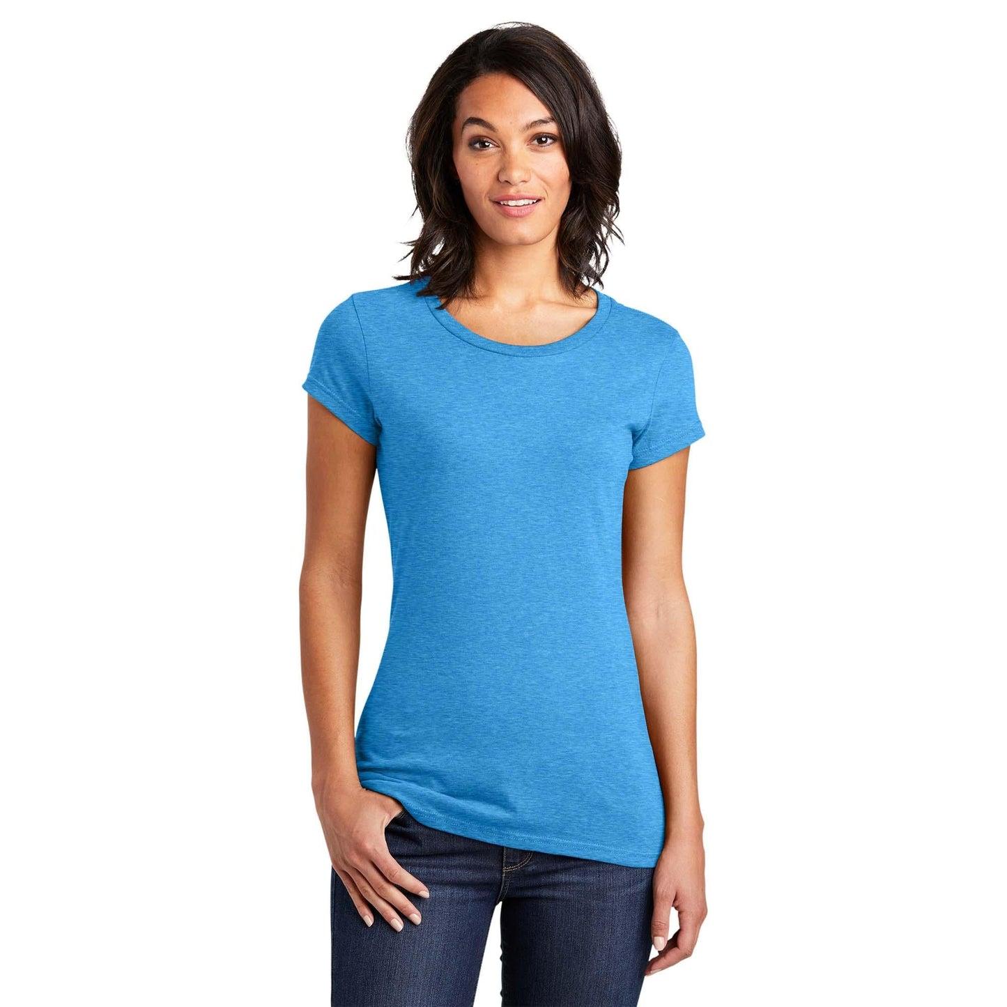 Black T-Shirts - District - Soft Cotton Tee - Comfortable Fit