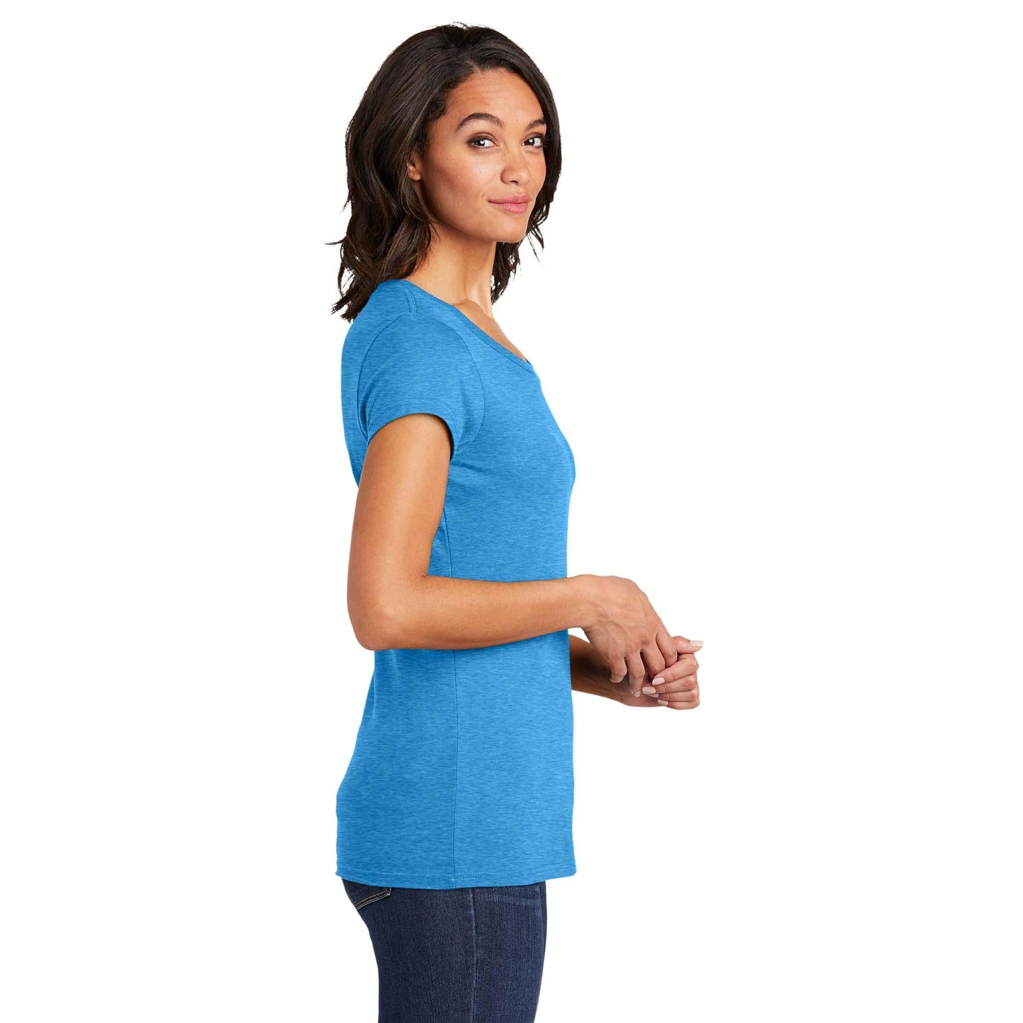 Black T-Shirts - District - Soft Cotton Tee - Comfortable Fit