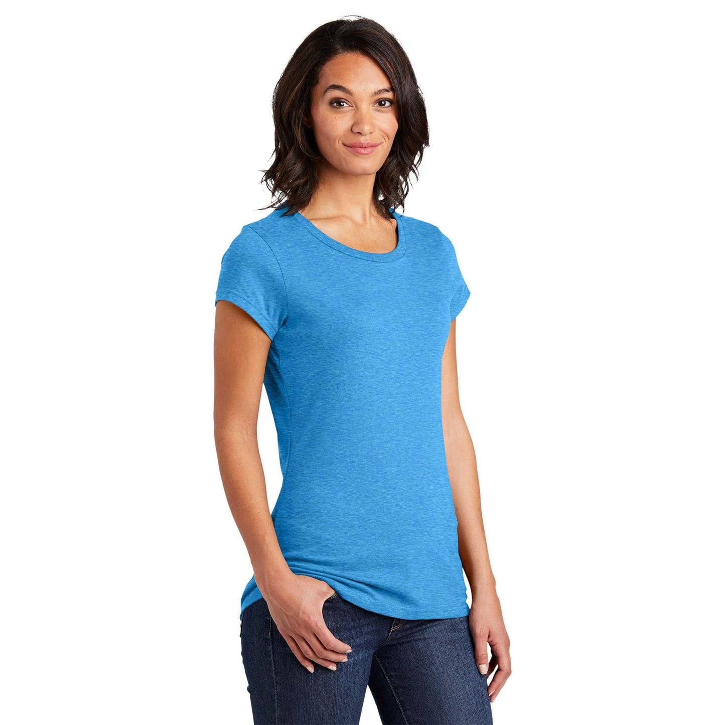 Black T-Shirts - District - Soft Cotton Tee - Comfortable Fit