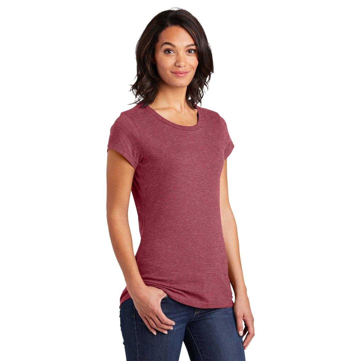 Black T-Shirts - District - Soft Cotton Tee - Comfortable Fit