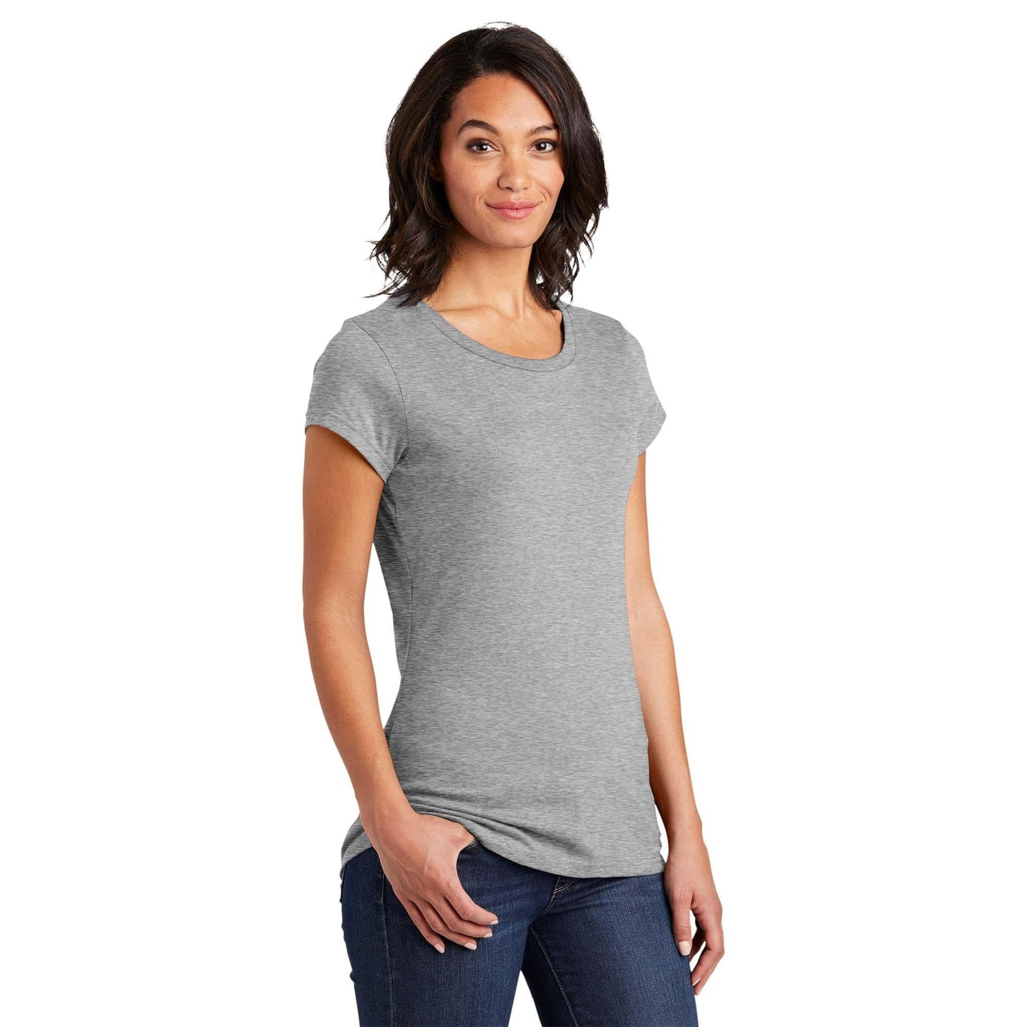 Black T-Shirts - District - Soft Cotton Tee - Comfortable Fit