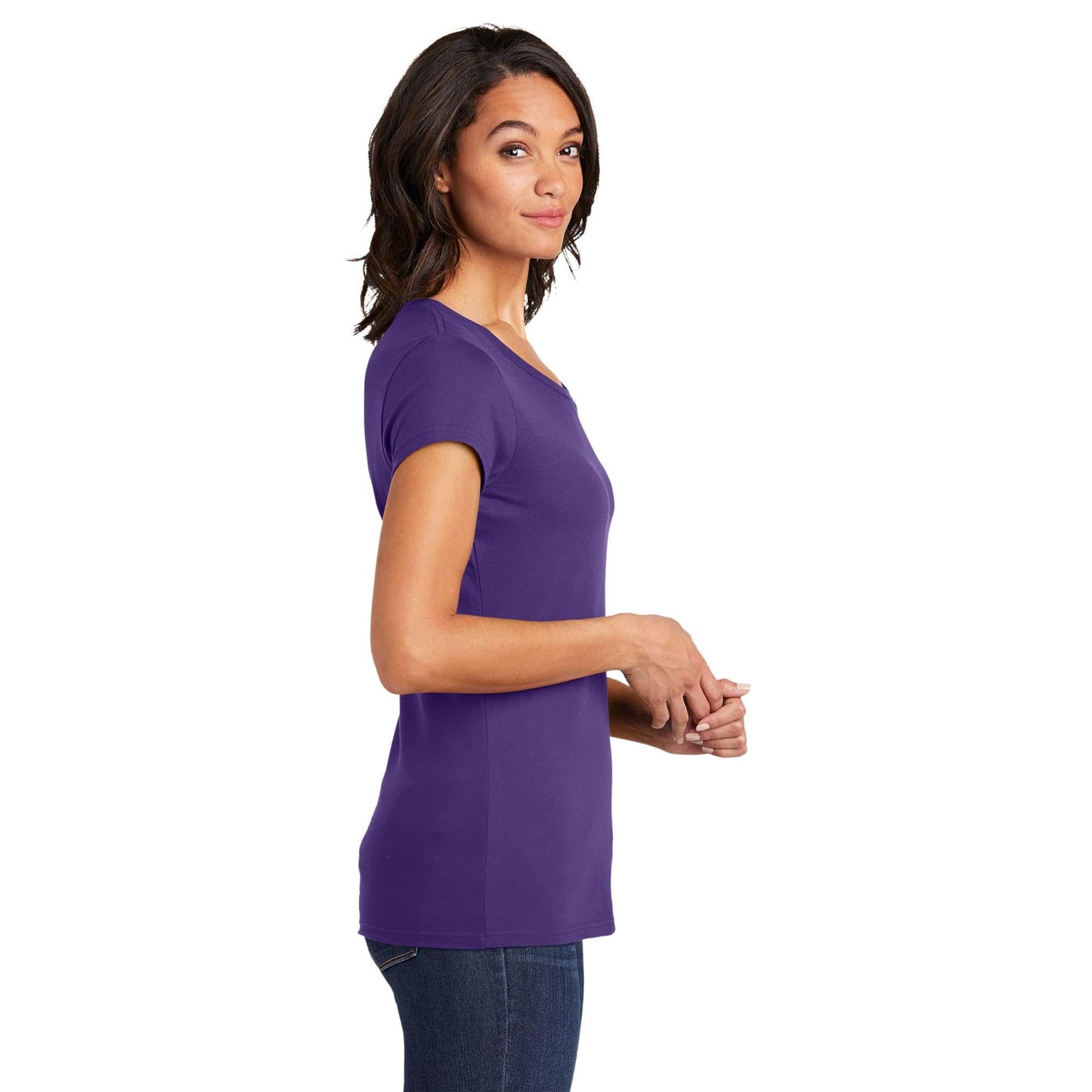 Black T-Shirts - District - Soft Cotton Tee - Comfortable Fit