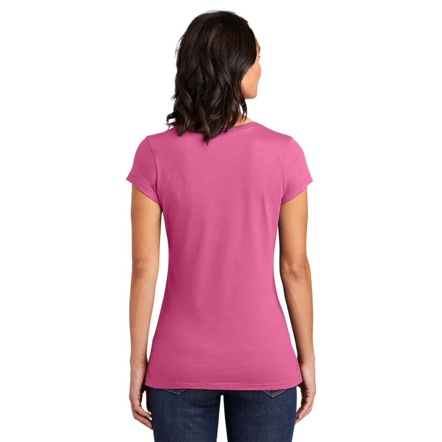 Black T-Shirts - District - Soft Cotton Tee - Comfortable Fit