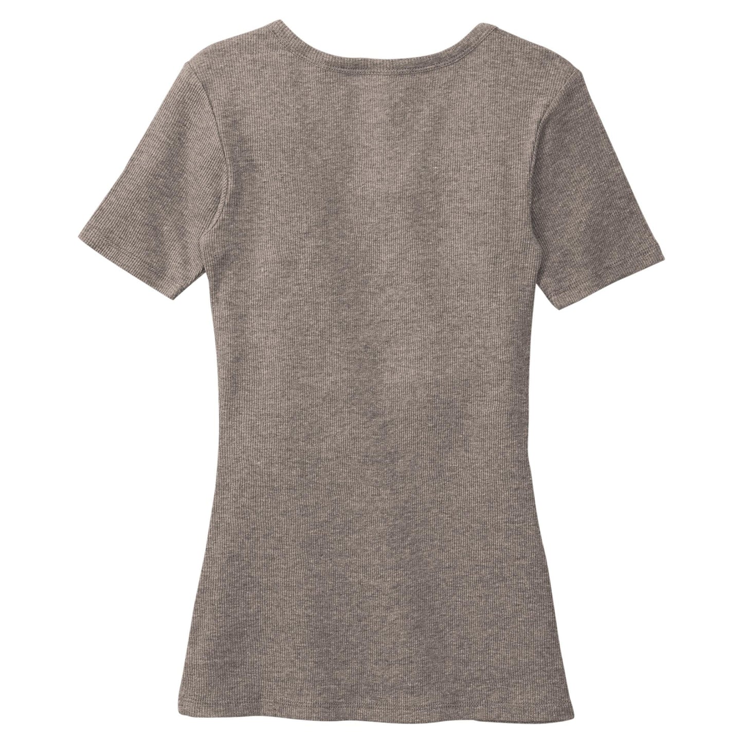 Black T-Shirts - District - Rib Knit Tee