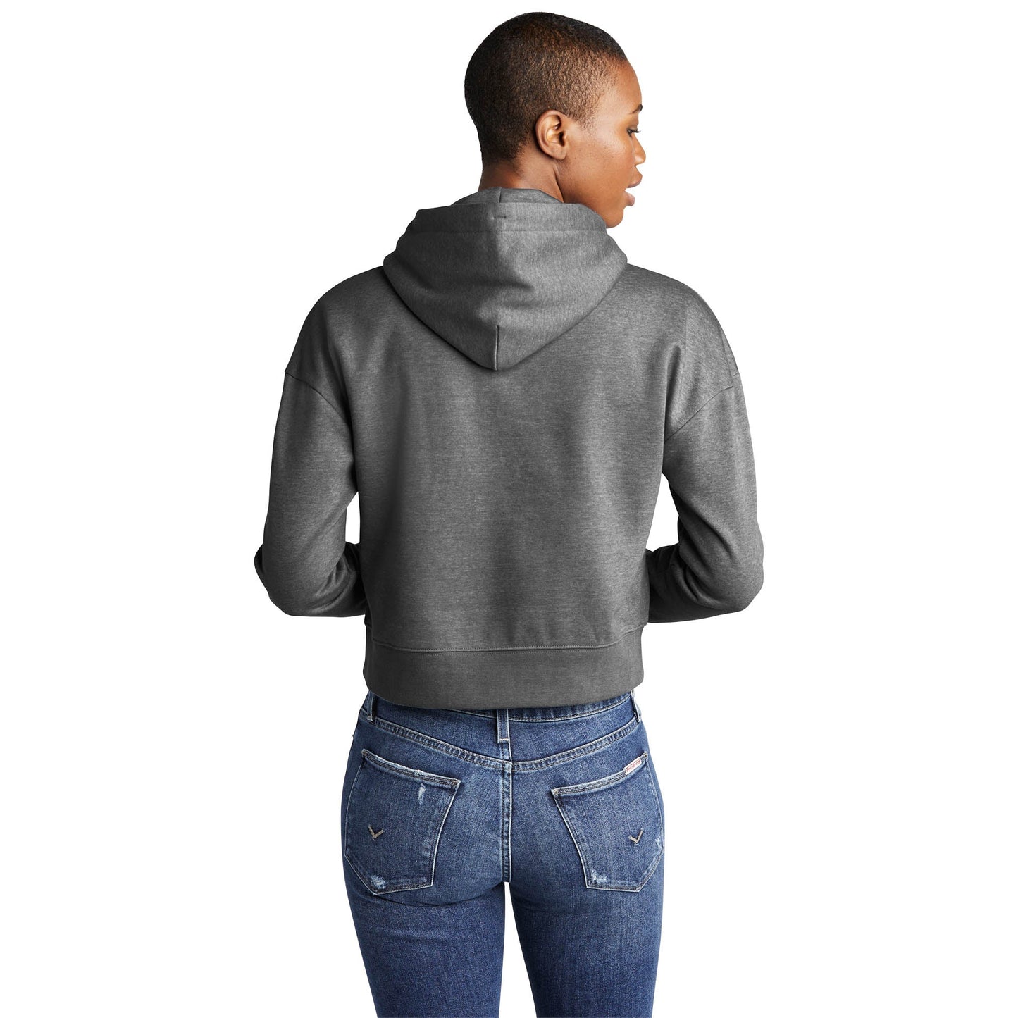 Black Sweatshirts - District - Soft Fleece Hoodie - Cozy