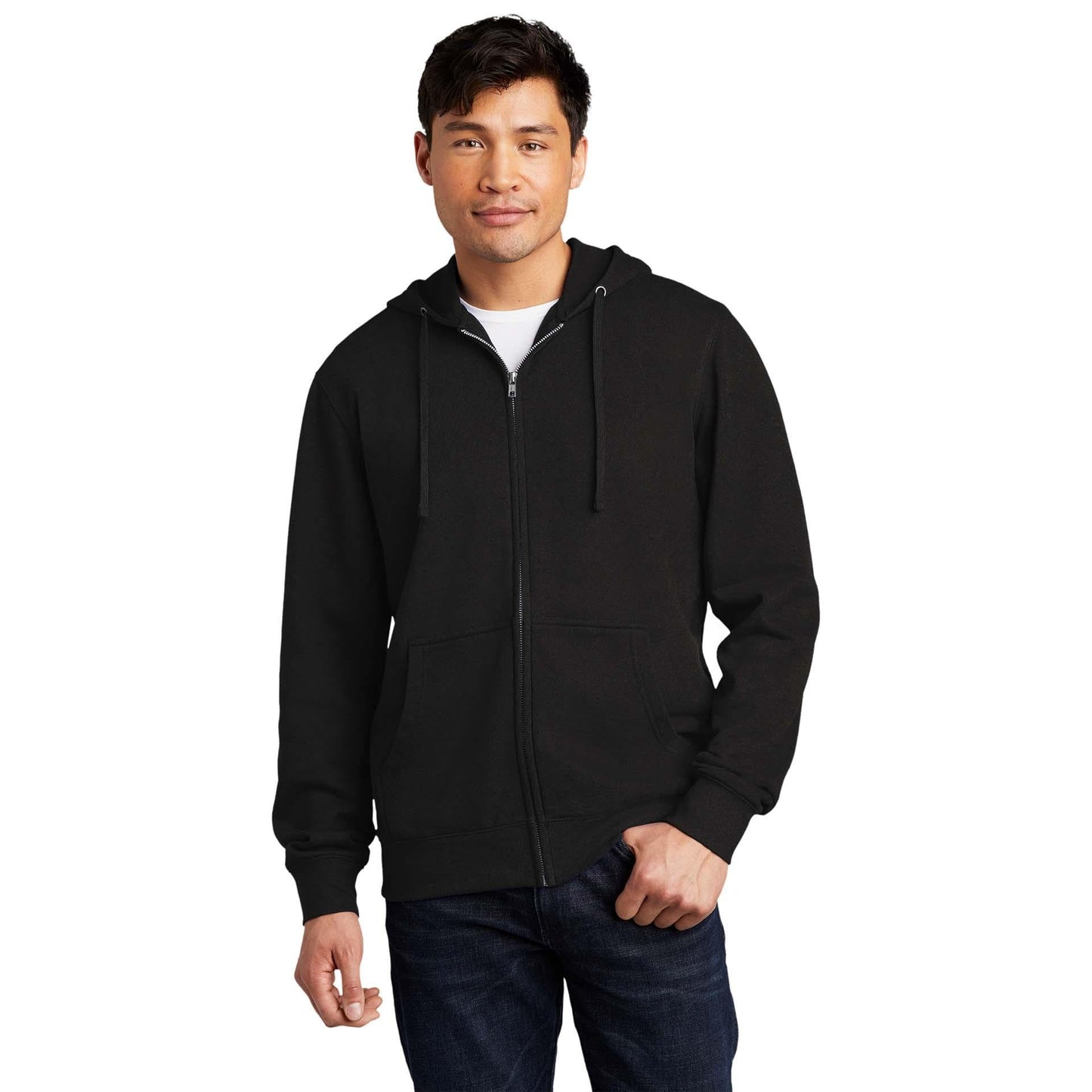 Black Fleece Hoodie - District - Comfortable Fit