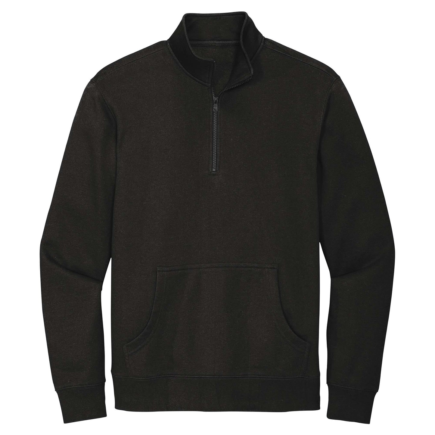 Jet Black Sweatshirt - District - Soft Fleece - Quality Fabric
