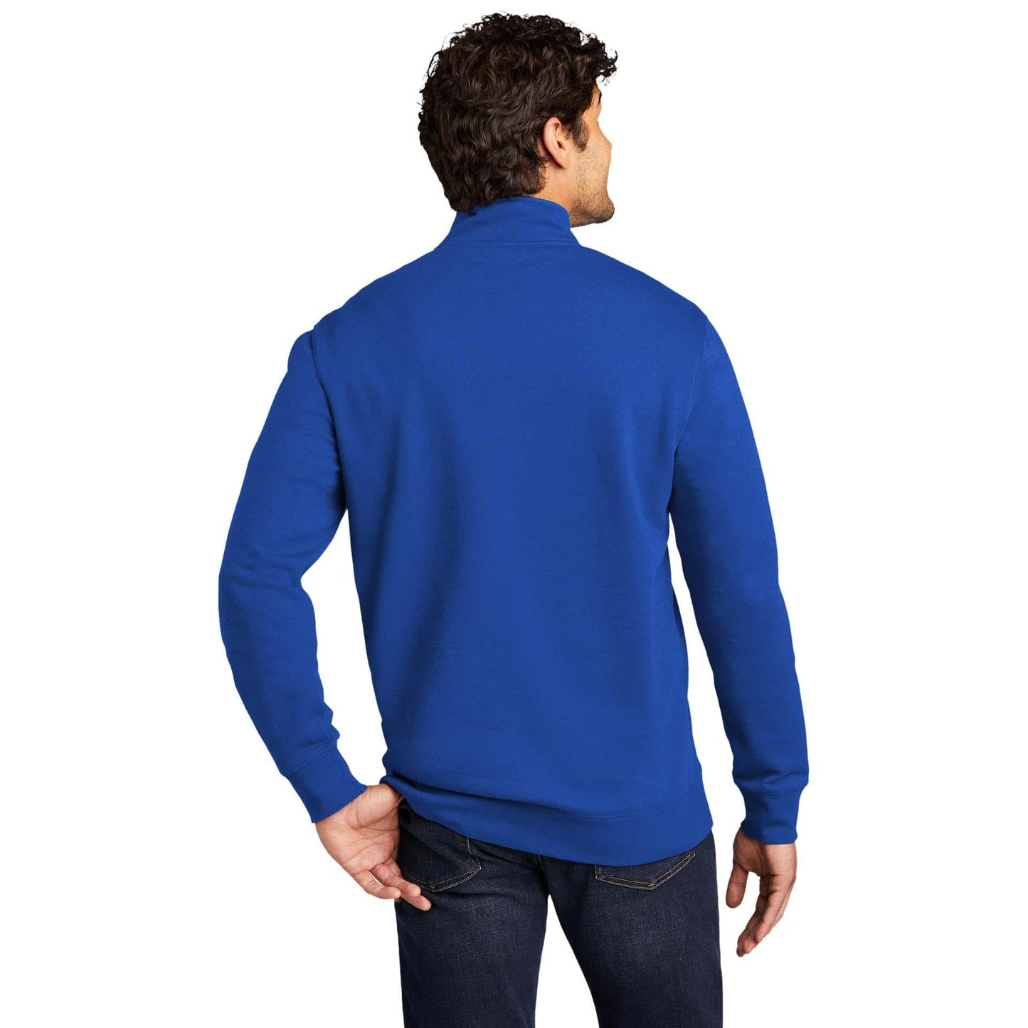 Jet Black Sweatshirt - District - Soft Fleece - Quality Fabric
