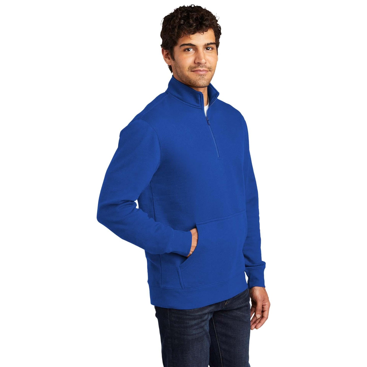 Jet Black Sweatshirt - District - Soft Fleece - Quality Fabric