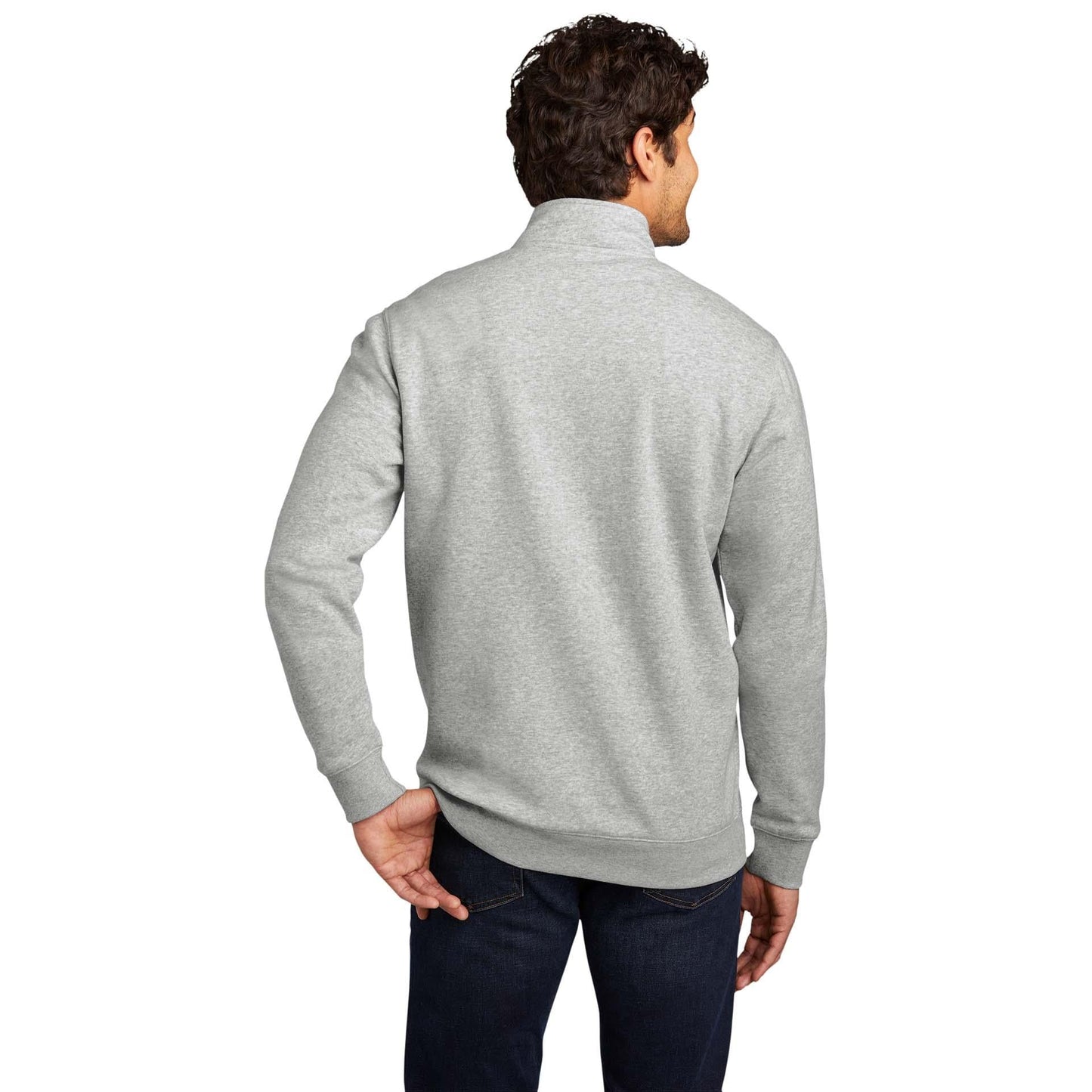 Jet Black Sweatshirt - District - Soft Fleece - Quality Fabric