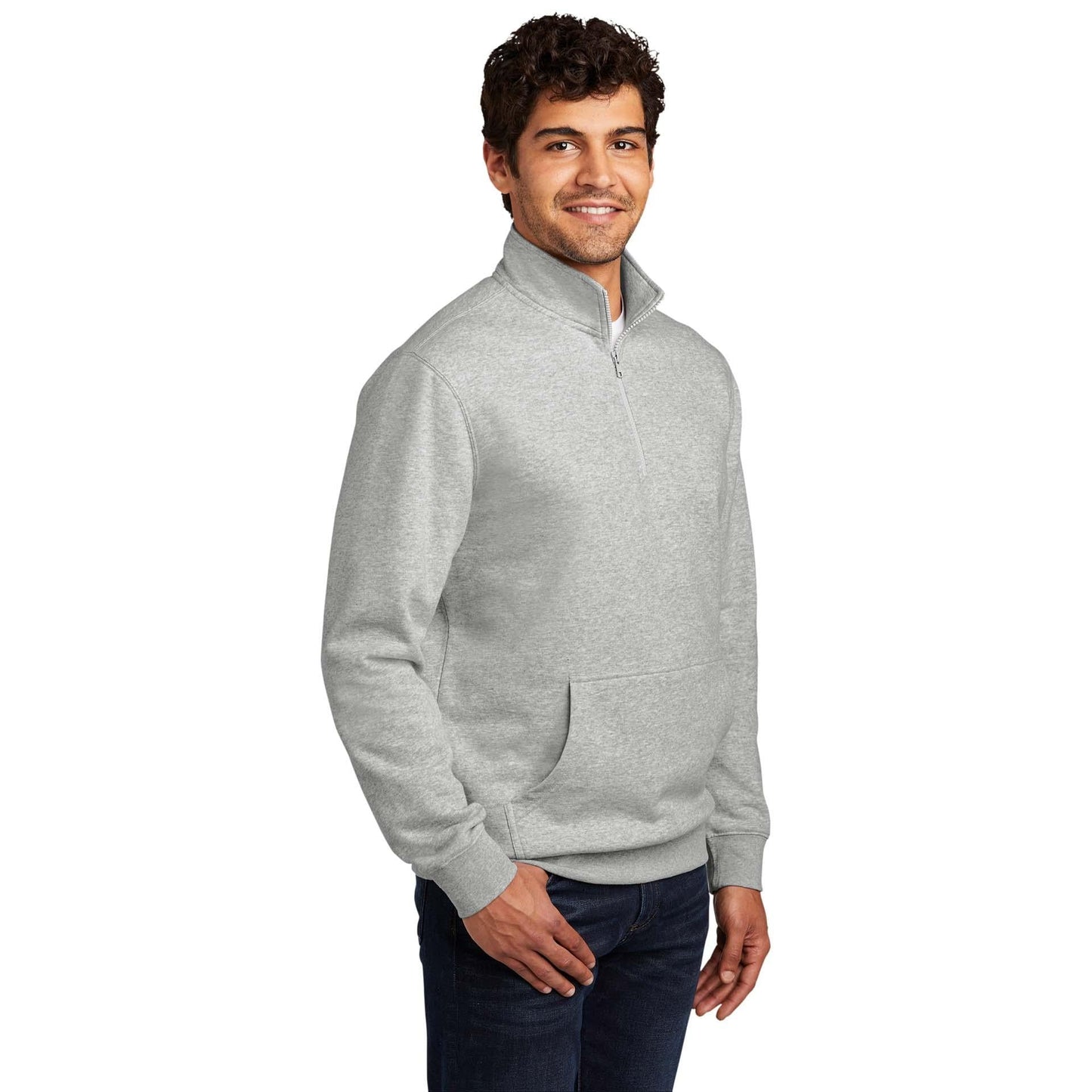 Jet Black Sweatshirt - District - Soft Fleece - Quality Fabric