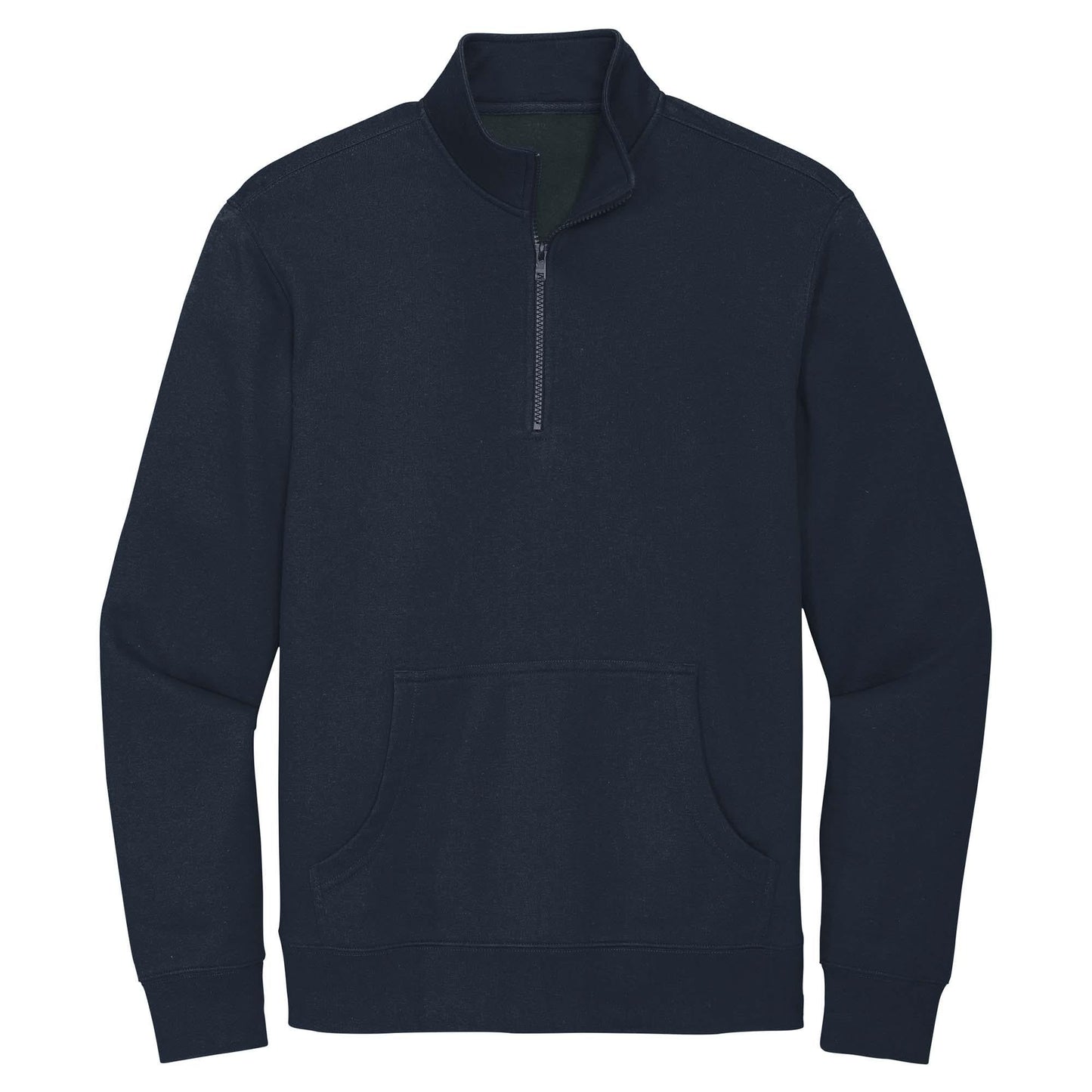 Jet Black Sweatshirt - District - Soft Fleece - Quality Fabric