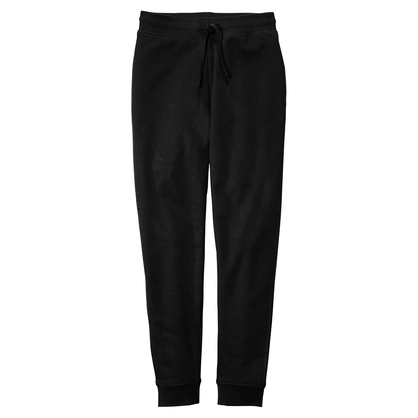 Black Sweatpants - District - Cozy Fleece Joggers - Soft Wear