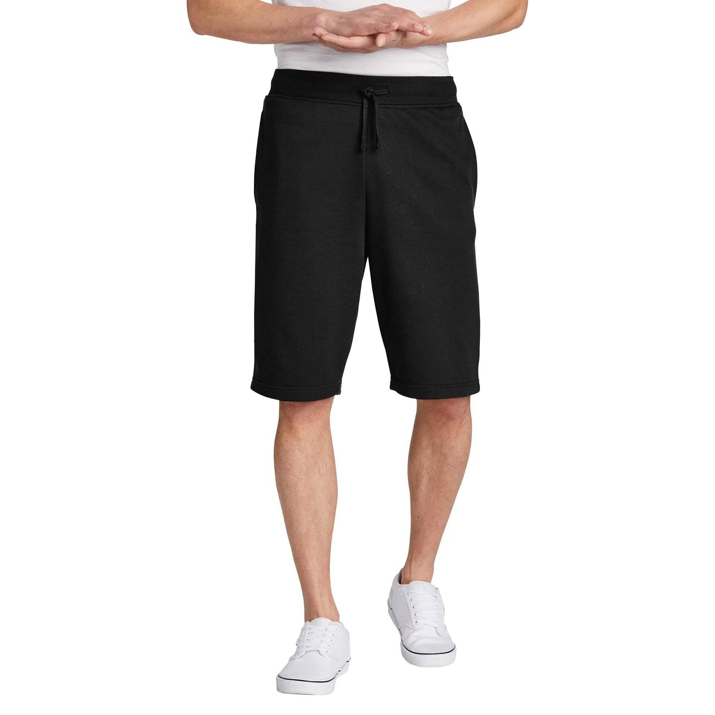 Black Comfortable Shorts - District - Soft Cotton Blend