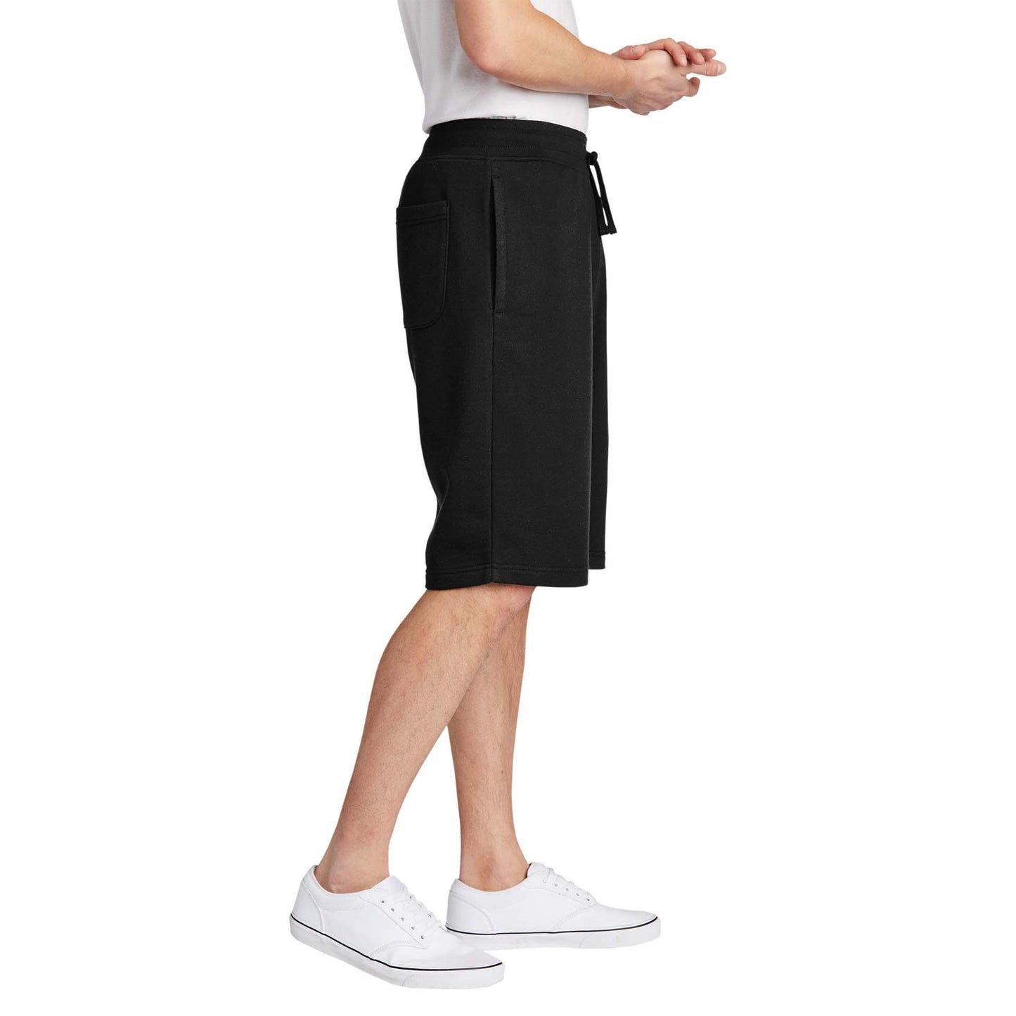 Black Comfortable Shorts - District - Soft Cotton Blend