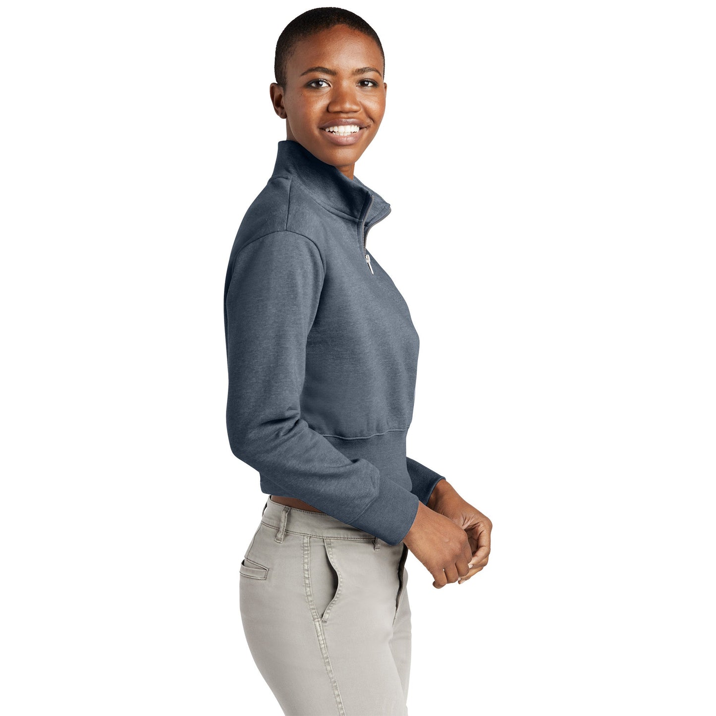 Black Sweatshirts - District - Stylish Fleece Design