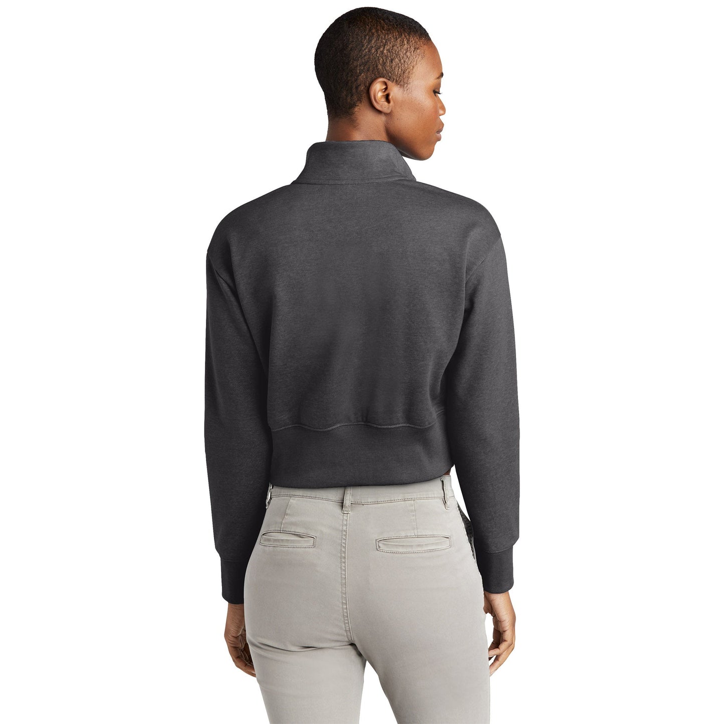 Black Sweatshirts - District - Stylish Fleece Design