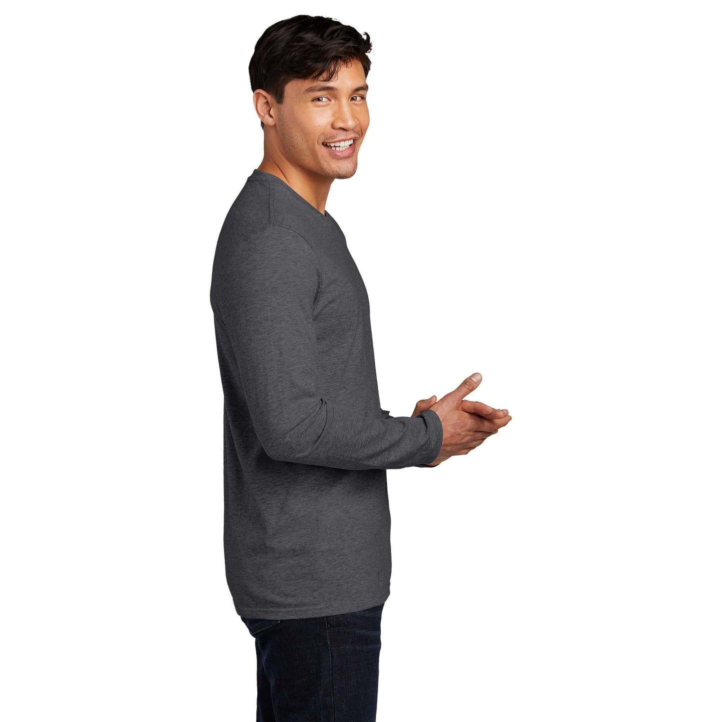 Black T-Shirts - District - Fitted Tee - Soft Cotton - Quality