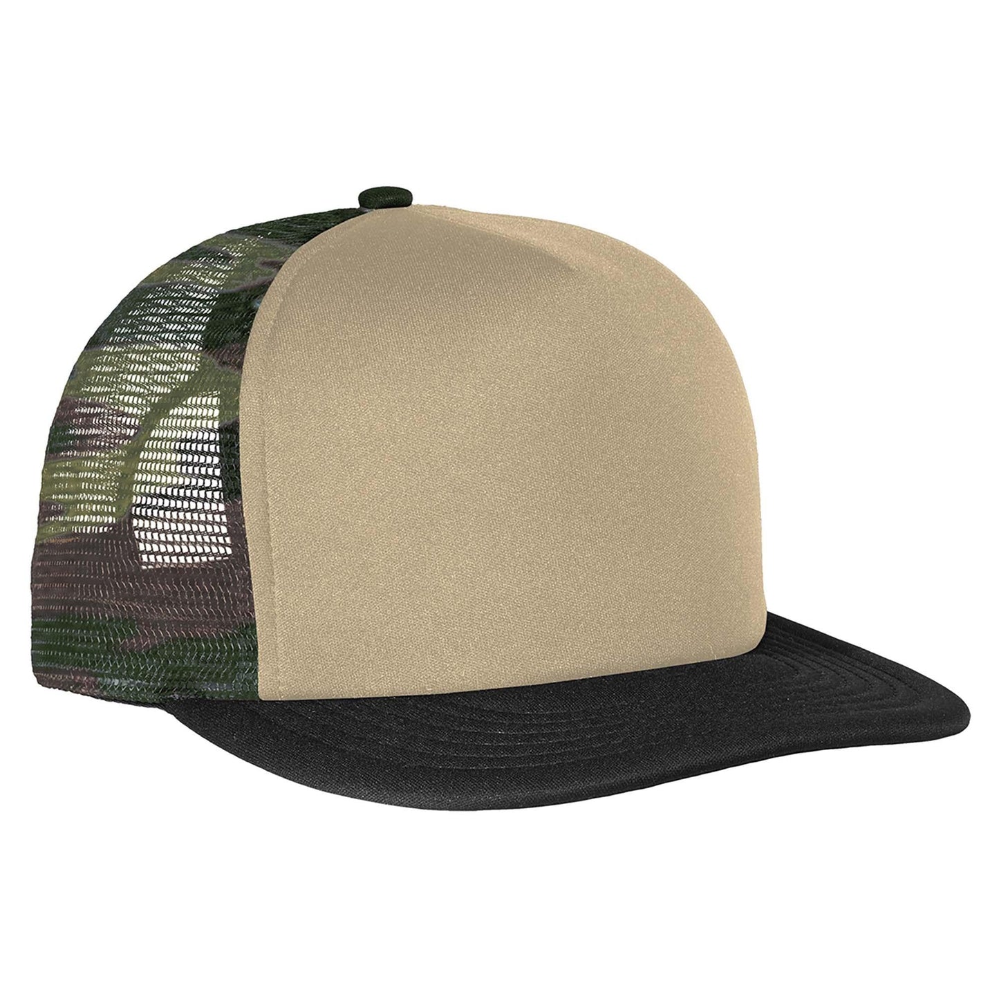 Black Flat Brim Hat - District - Structured Design