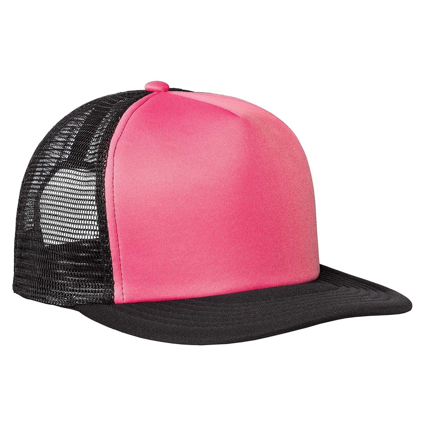 Black Flat Brim Hat - District - Structured Design