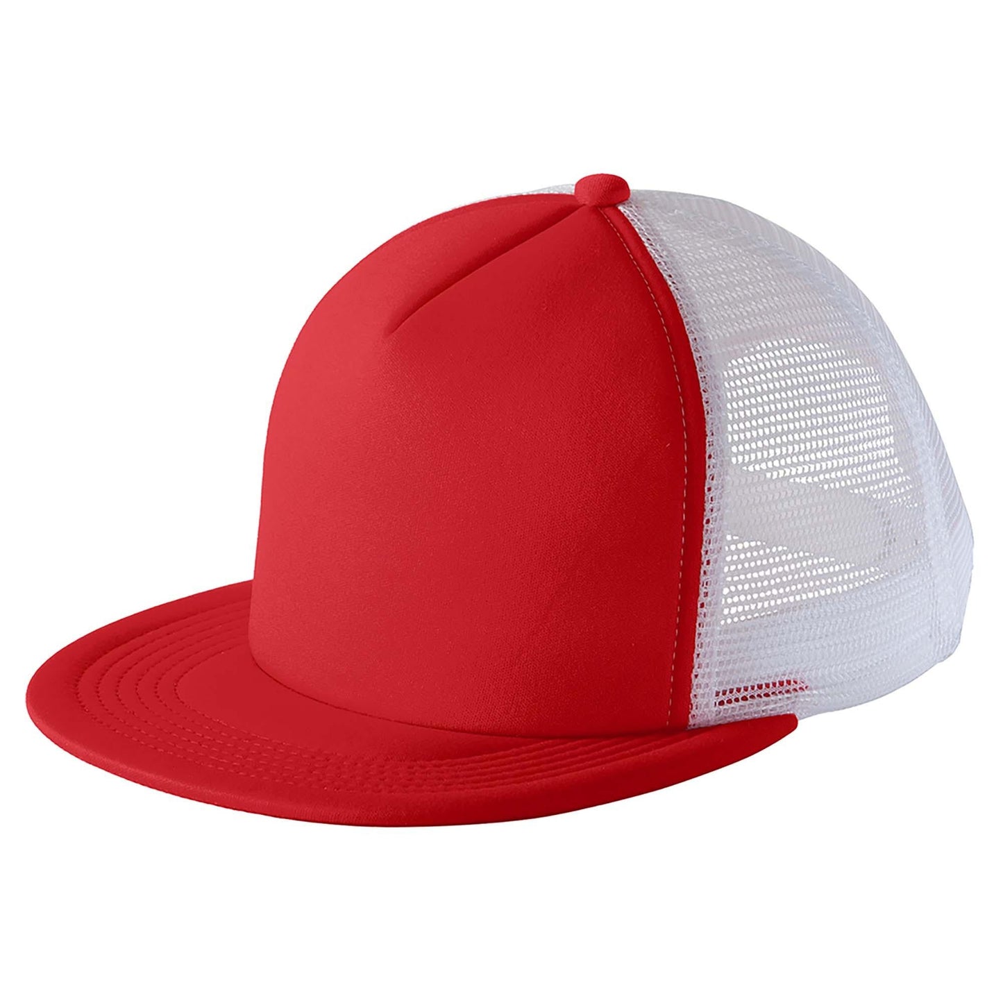 Black Flat Brim Hat - District - Structured Design
