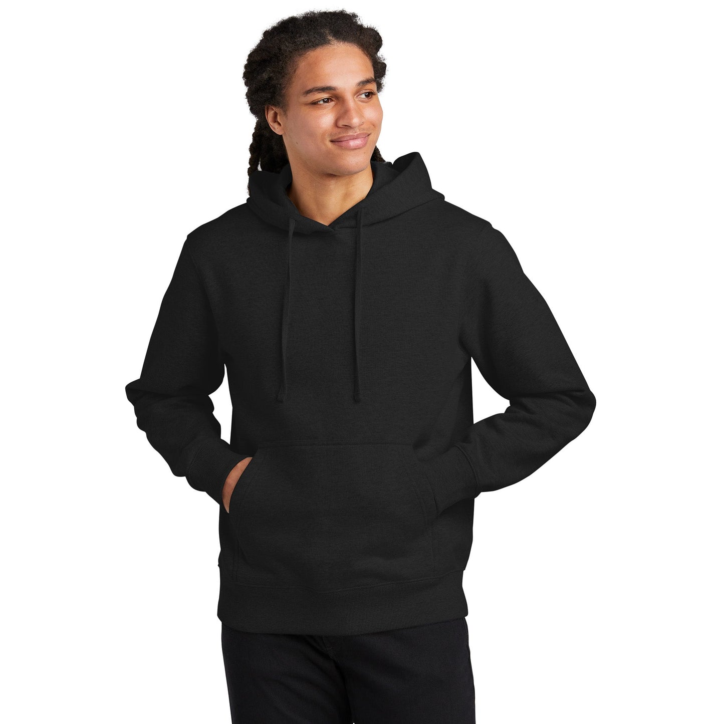 Black Sweatshirts - Cozy Hoodie - District - Soft Style