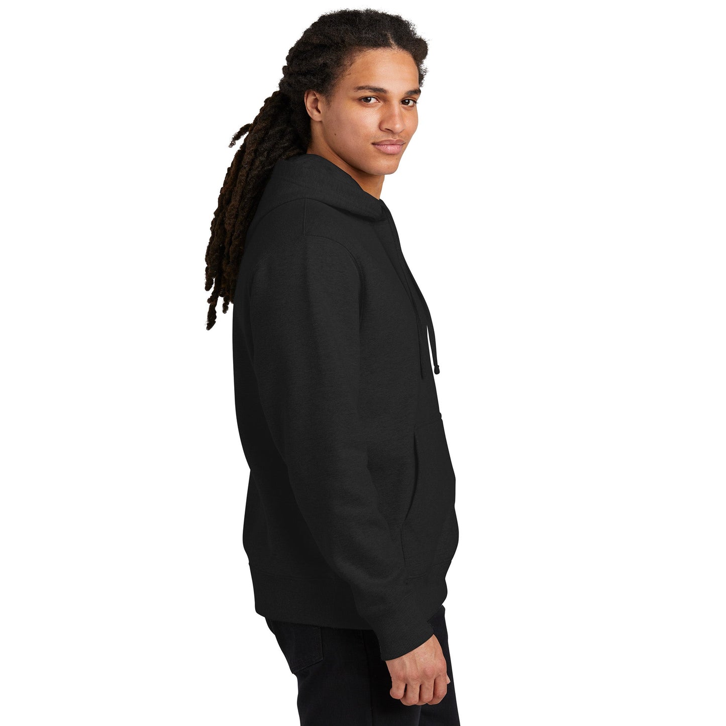 Black Sweatshirts - Cozy Hoodie - District - Soft Style