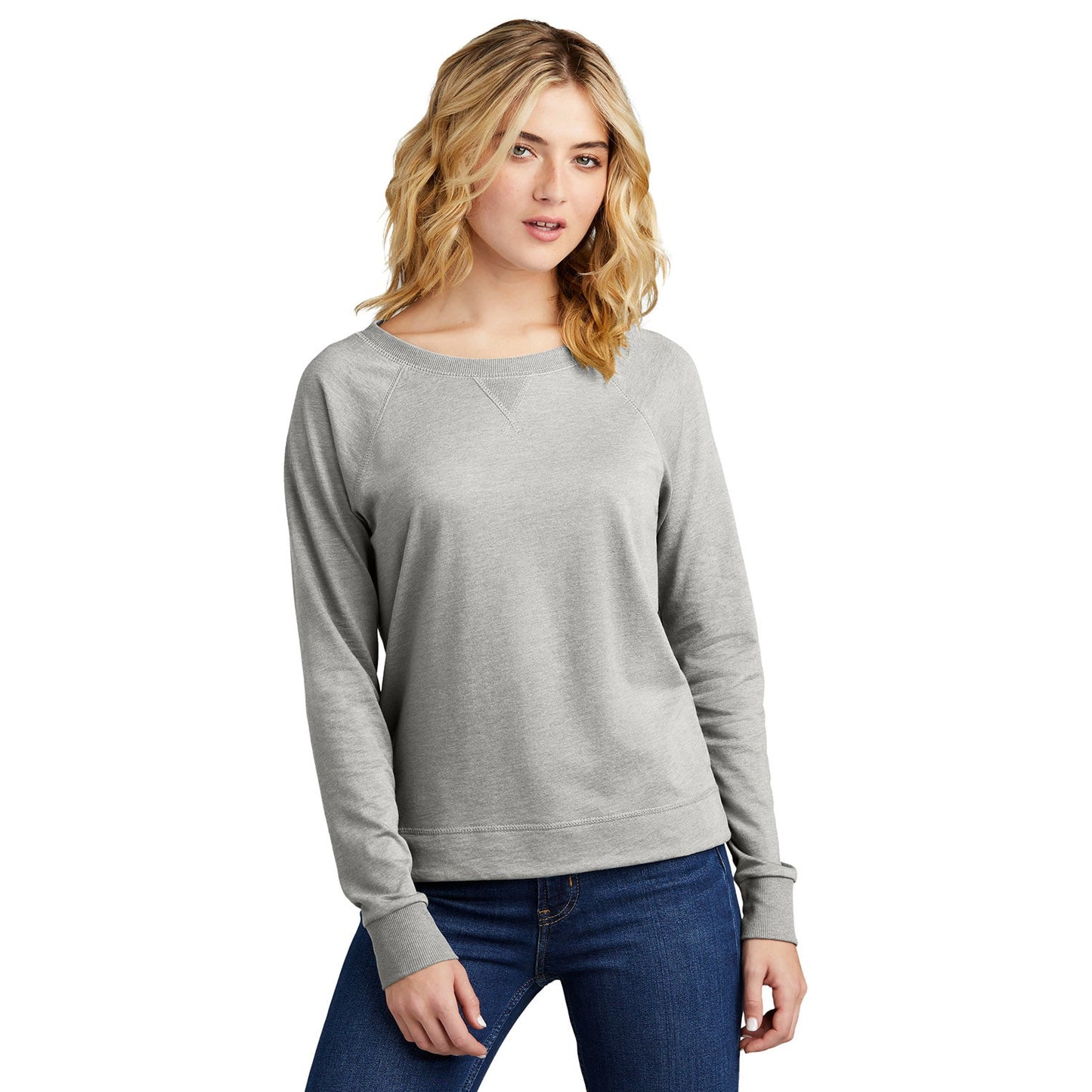 Black Sweatshirts - District - Comfortable Crewneck