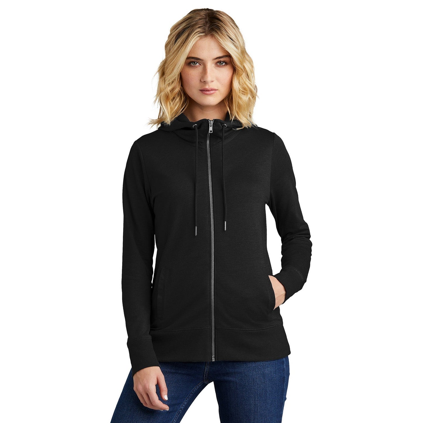 Black Sweatshirts - Cozy Hoodie - District - French Terry