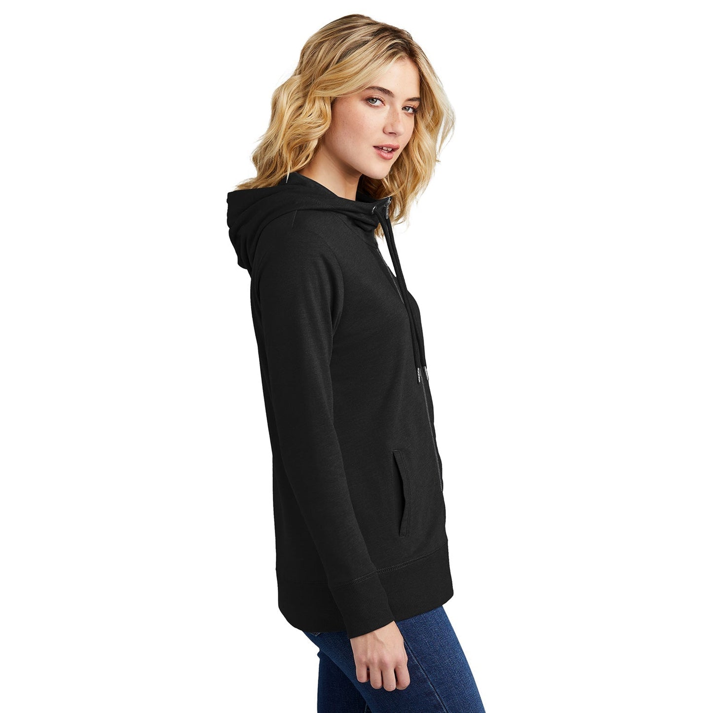 Black Sweatshirts - Cozy Hoodie - District - French Terry