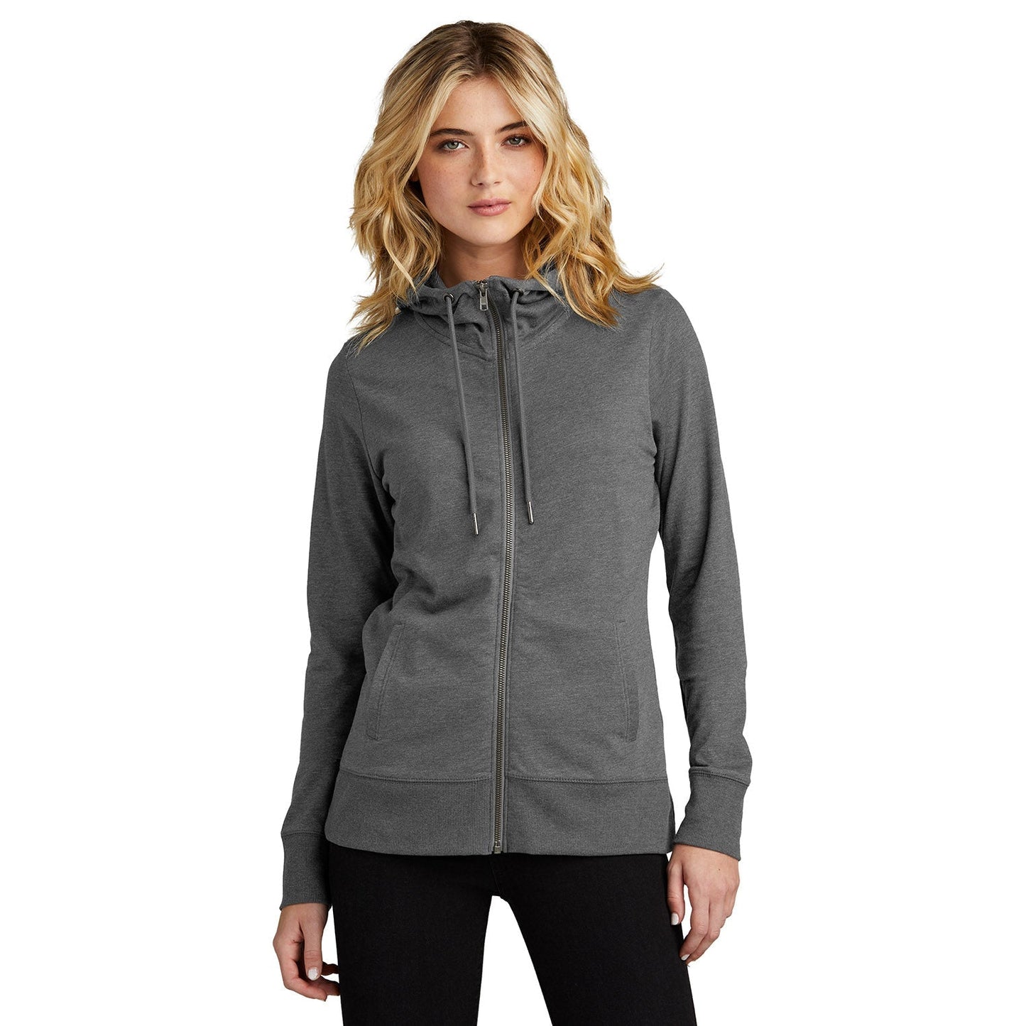 Black Sweatshirts - Cozy Hoodie - District - French Terry