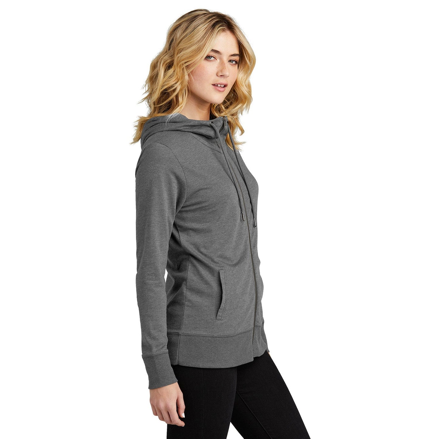 Black Sweatshirts - Cozy Hoodie - District - French Terry