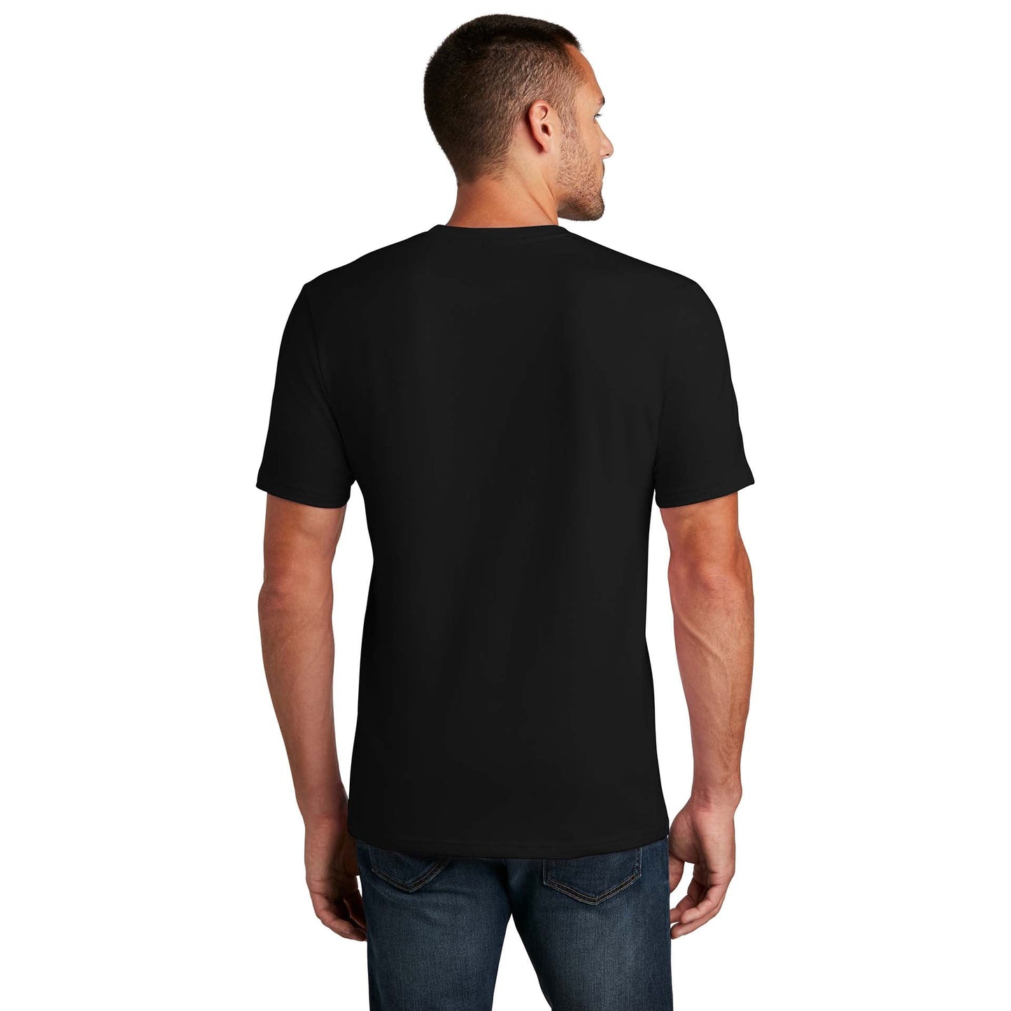Black T-Shirts - District - Comfortable Flex Tee