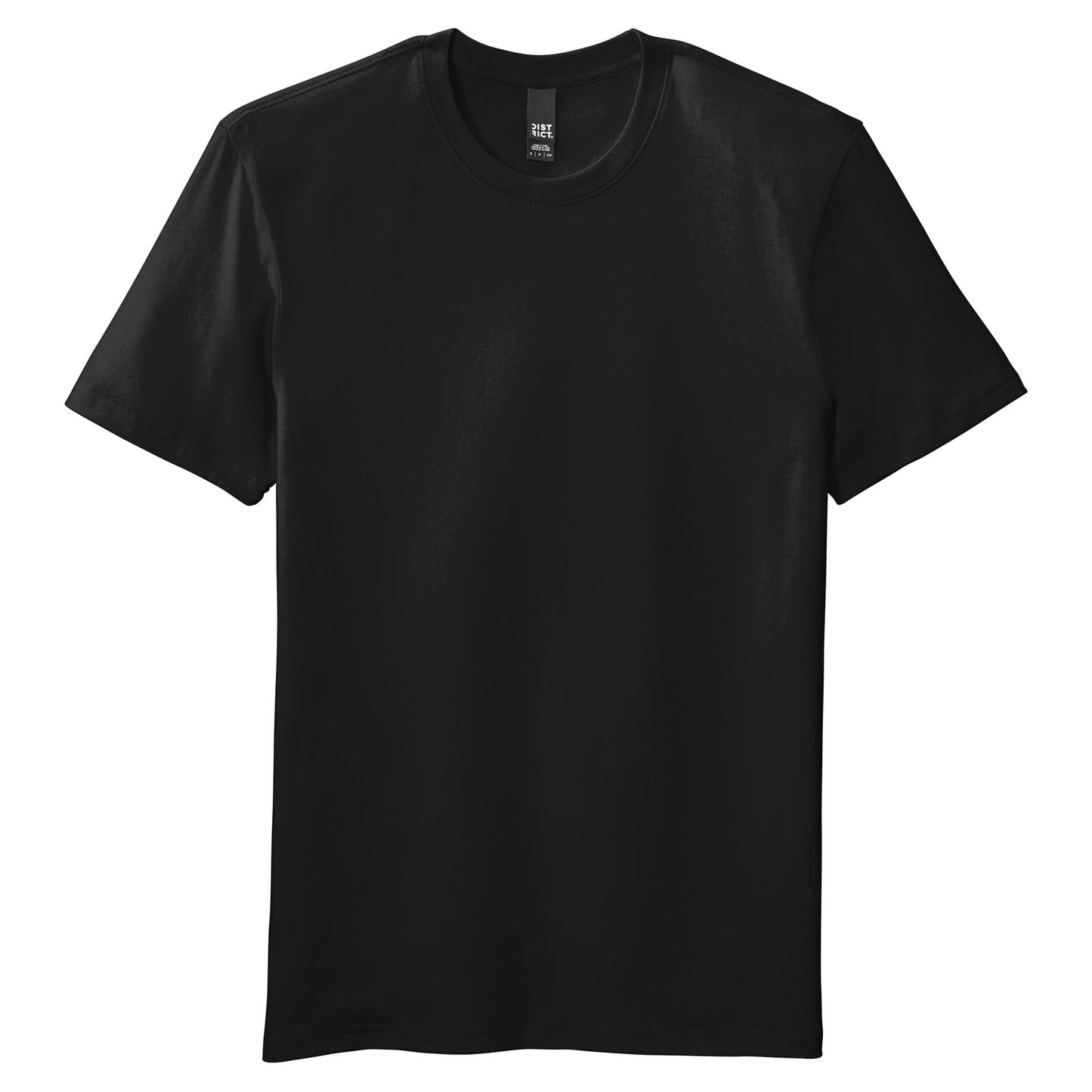 Black T-Shirts - District - Comfortable Flex Tee