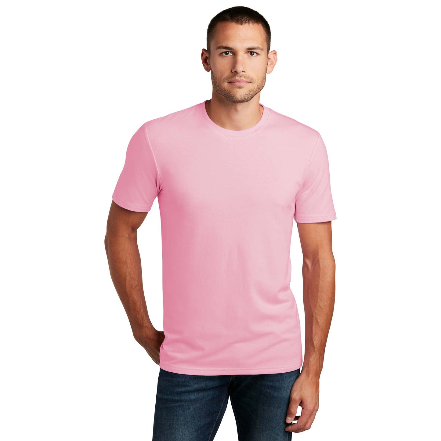 Black T-Shirts - District - Comfortable Flex Tee