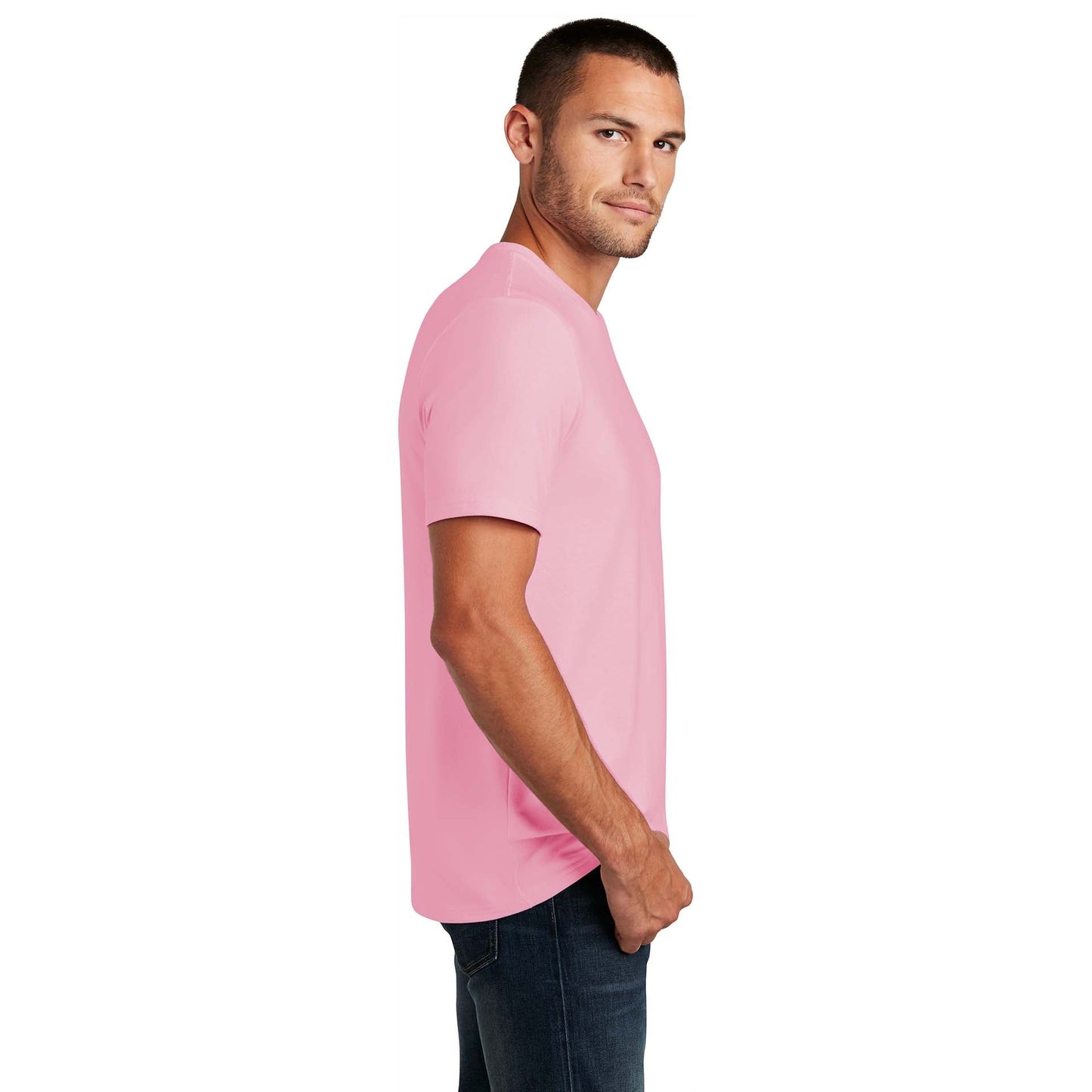 Black T-Shirts - District - Comfortable Flex Tee