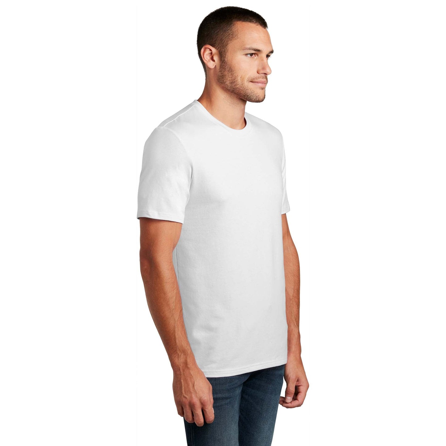 Black T-Shirts - District - Comfortable Flex Tee