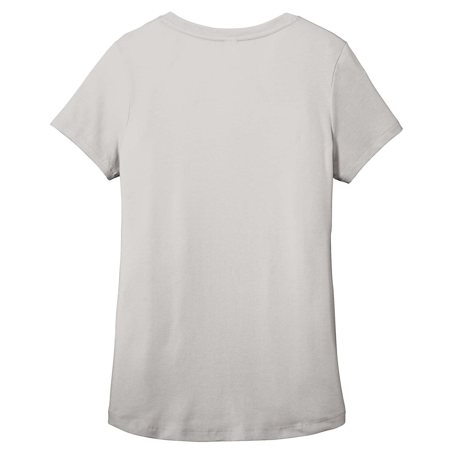 Black T-Shirt - District - Soft Flex Scoop Neck Design