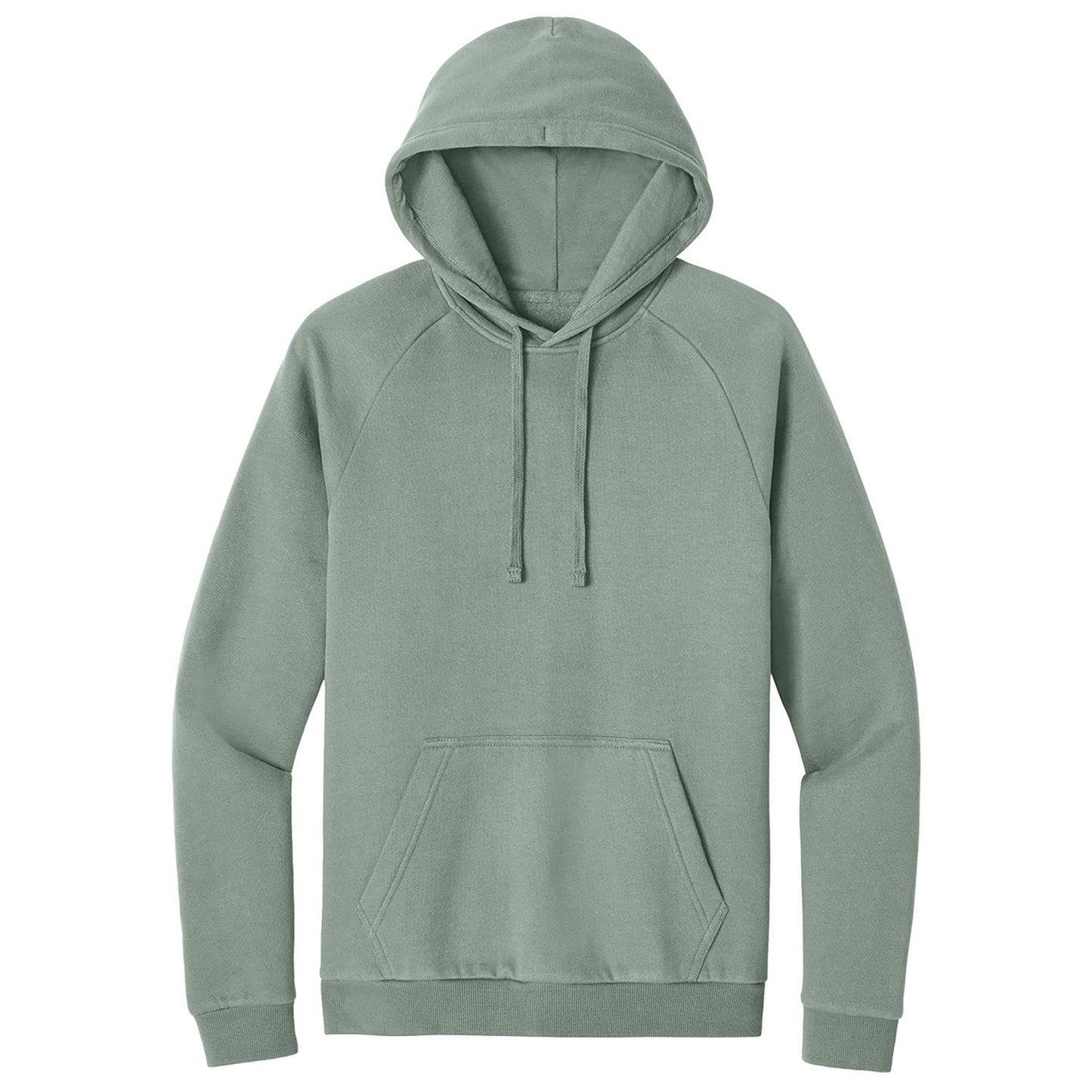 Jet Black Sweatshirt - District - Soft Fleece Fabric