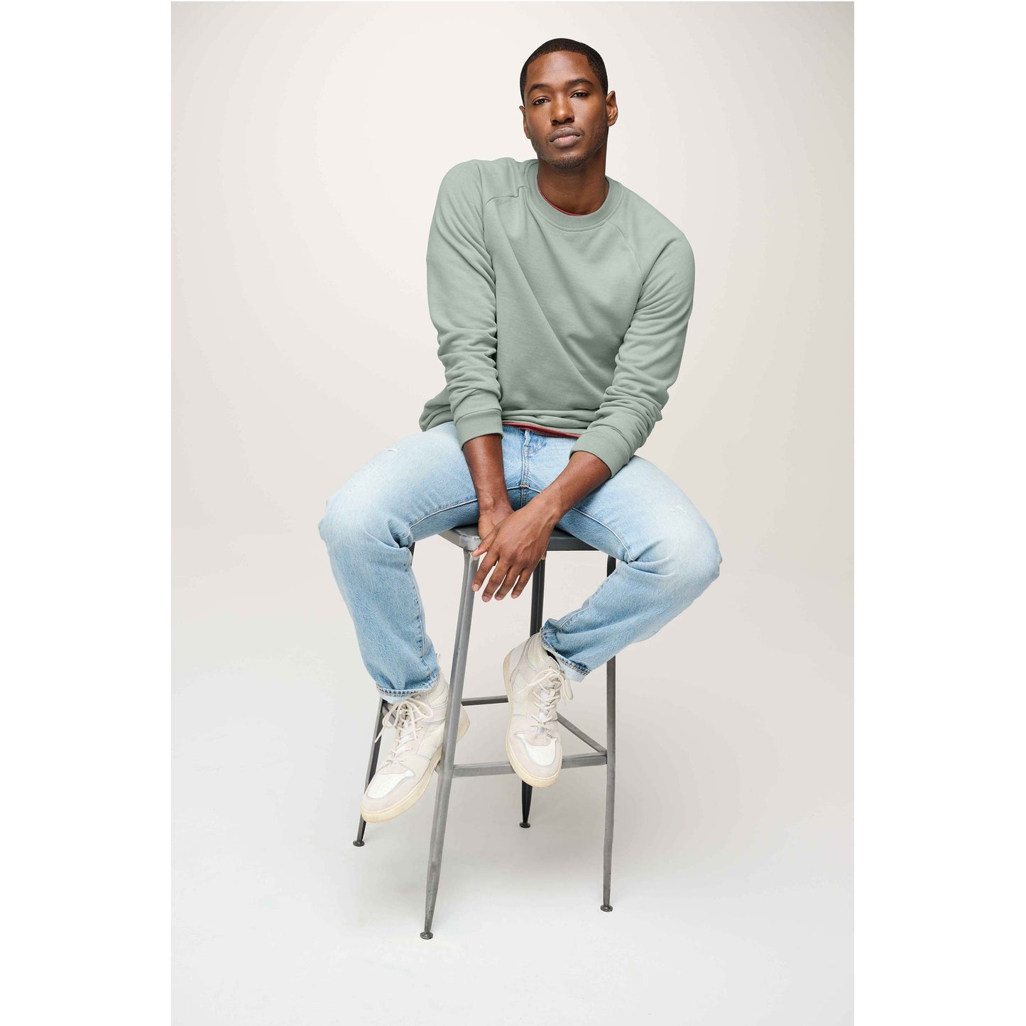 Jet Black Sweatshirts - District - Cozy Fabric Blend