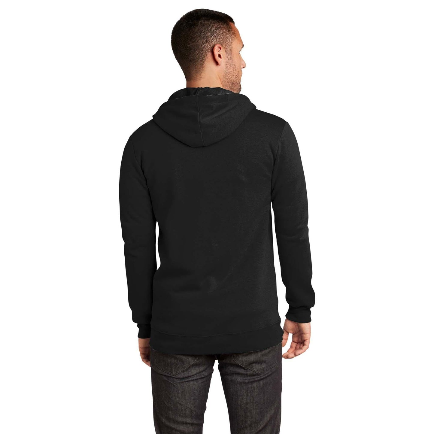 Black Sweatshirts - District - Fleece Hoodie - Cozy Style