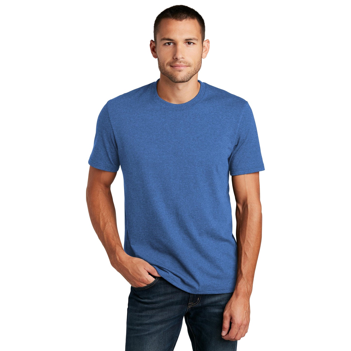 Black T-Shirts - District - Recycled Cotton Blend
