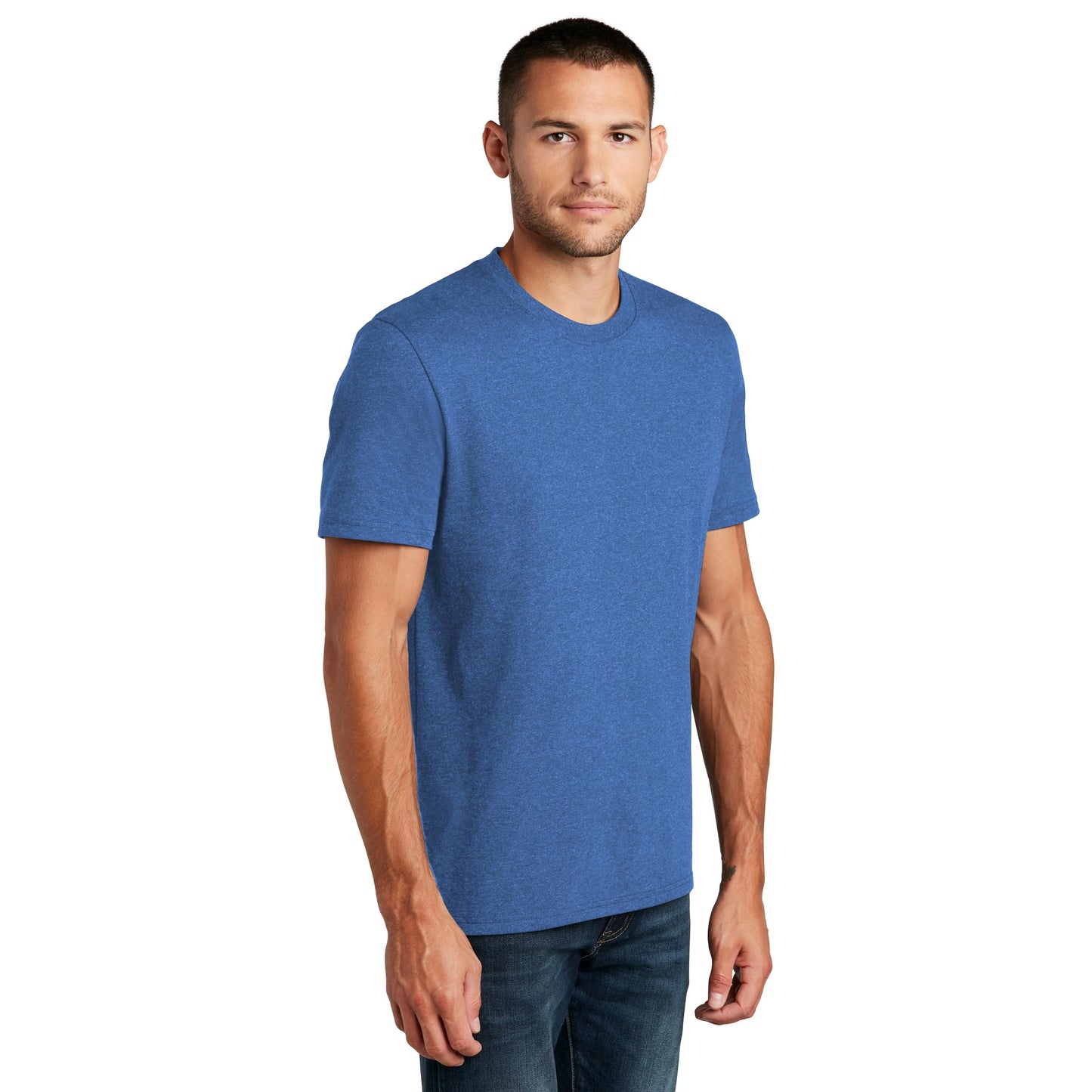 Black T-Shirts - District - Recycled Cotton Blend