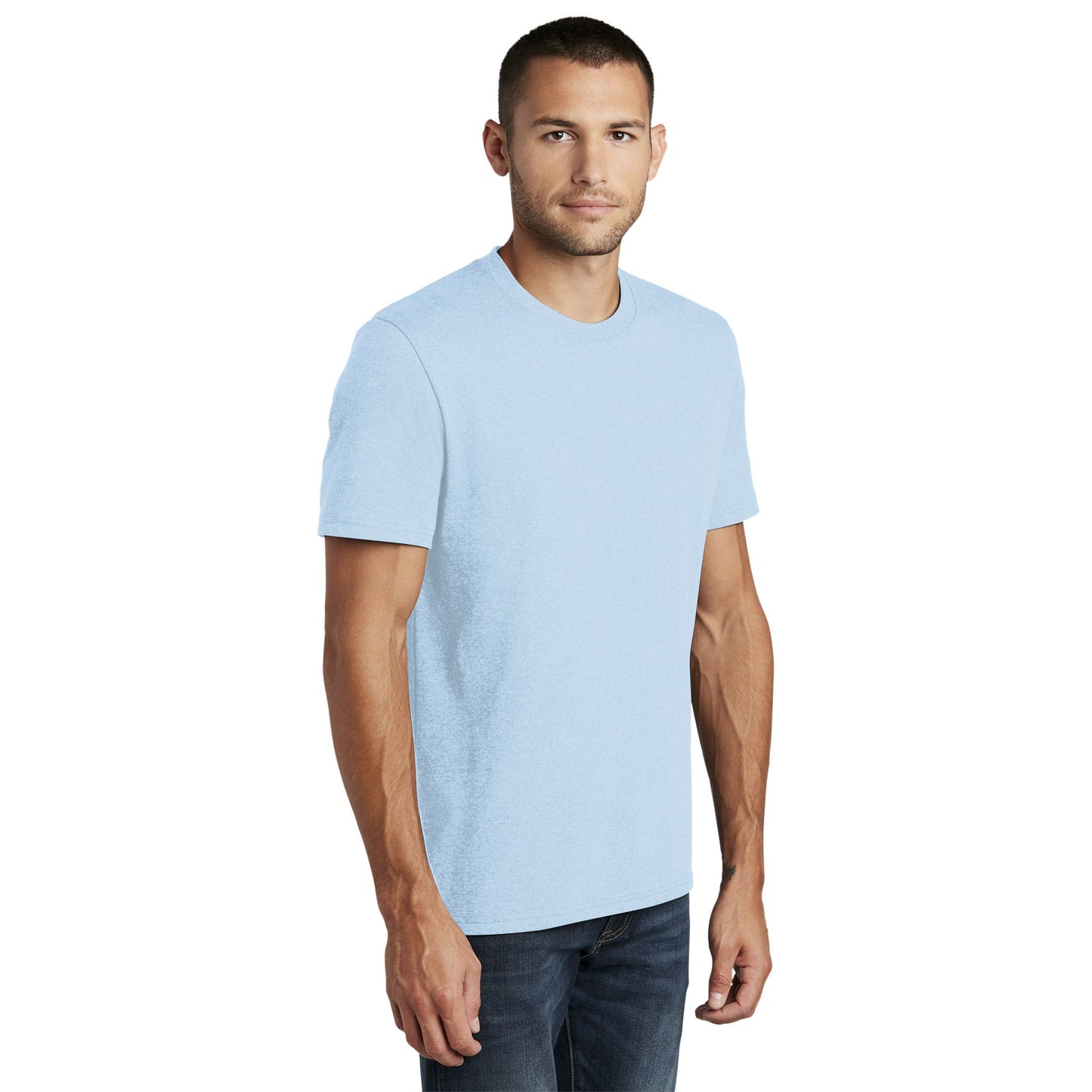 Black T-Shirts - District - Recycled Cotton Blend