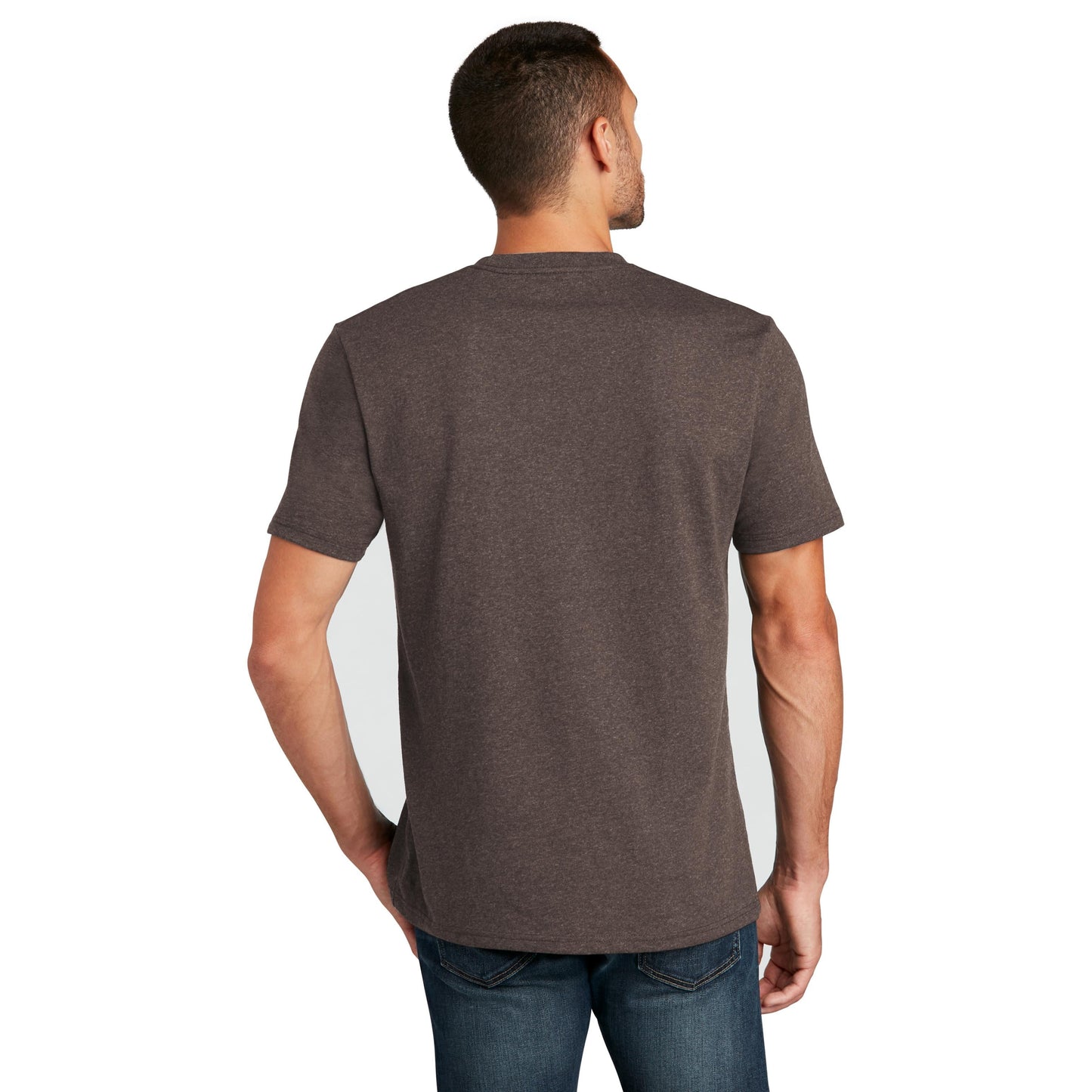 Black T-Shirts - District - Recycled Cotton Blend