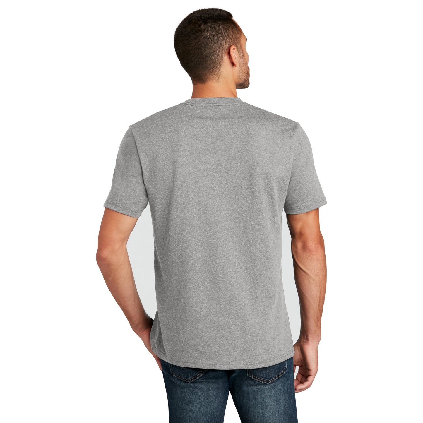 Black T-Shirts - District - Recycled Cotton Blend