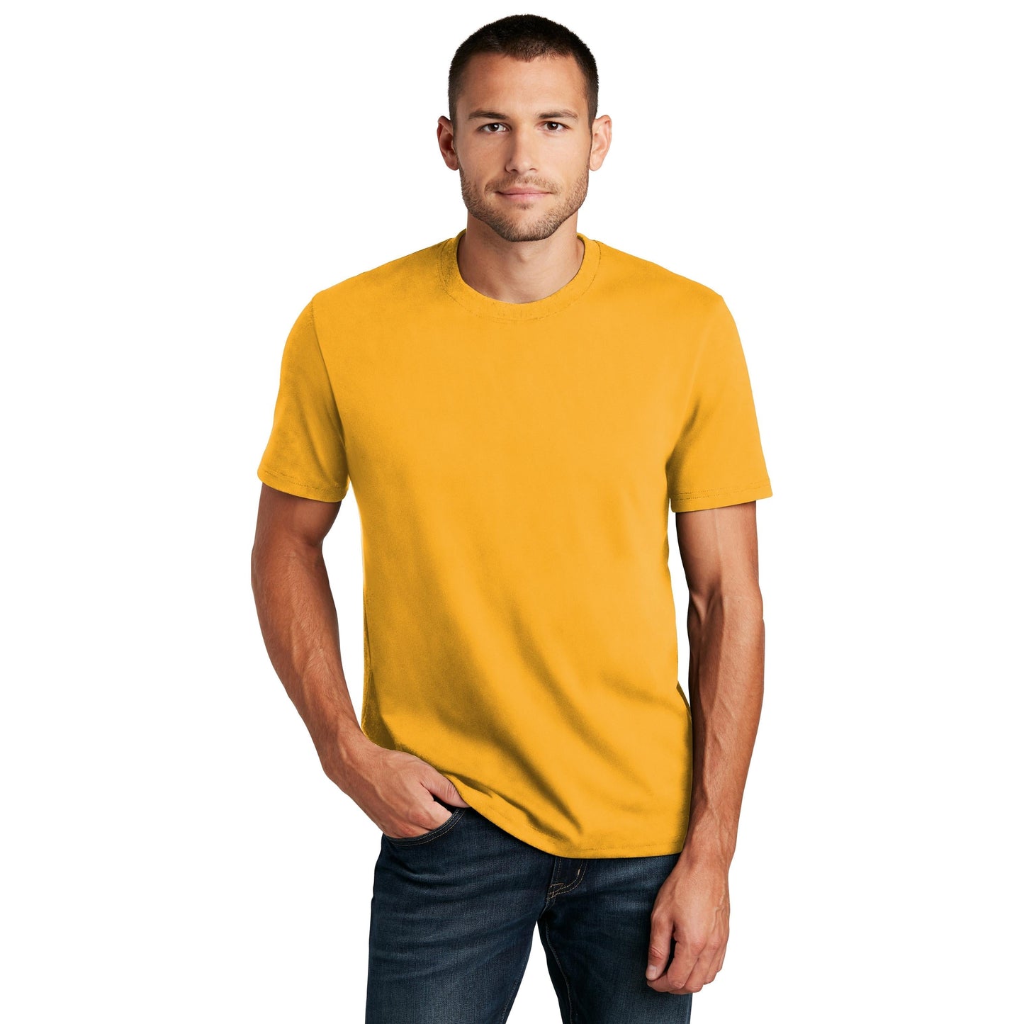 Black T-Shirts - District - Recycled Cotton Blend