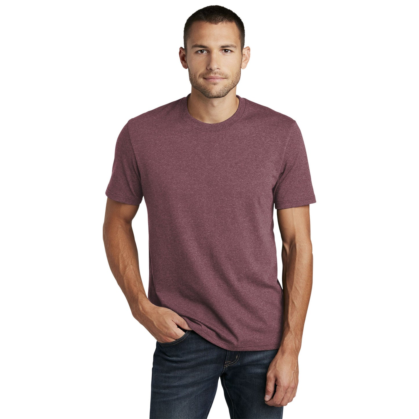 Black T-Shirts - District - Recycled Cotton Blend